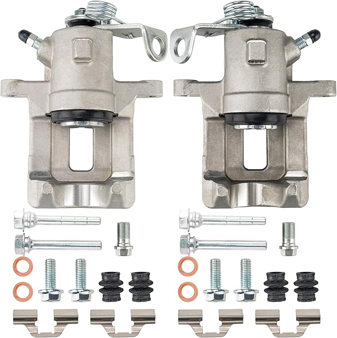 Torchbeam Rear Brake Calipers Set for Volkswagen 1998-2000 Beetle, Volkswagen 1999-2002 Cabrio, Volkswagen 2000 Jetta 2.0L, Rear Left and Rear Right Calipers Replace # 192570+192571