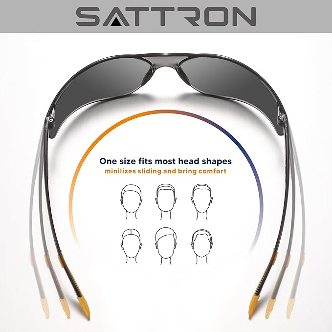 Tinted Safety Glasses Bulk 24 Pack, UV Protective Safety Sunglasses for Men Women, ANSI Z87.1 Scratch & Impact Resistant Eye Protection, Ideal for Construction, Shooting, Lab