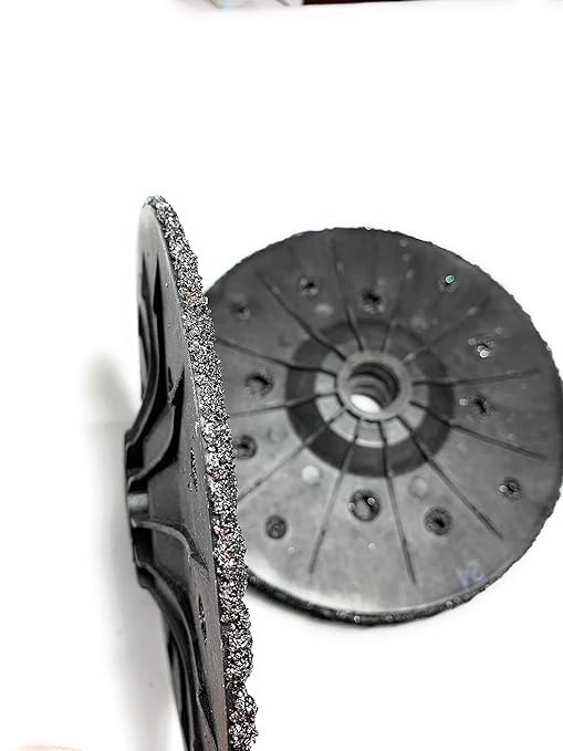 SIGNI 5 Pack SiC Plastic Back Grinding Wheel for Granite/Marble/Concrete and Glasses (7 INCH, 24 GRIT)