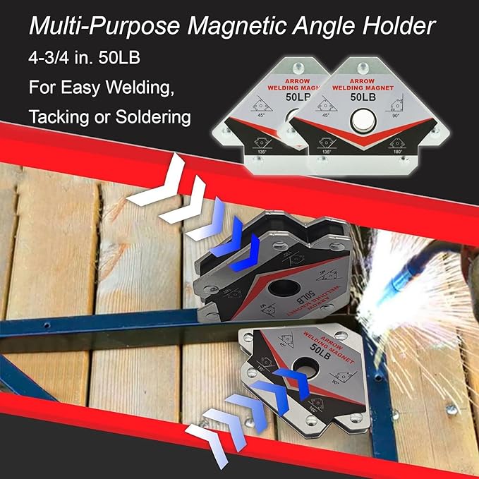 Welding Accessories,23pc,Chipping Hammer,Leather Welding Gloves 13.5",Soapstone Holder,16'x 1"Tape measures,50LB Welding Magnet,Triple Flint Torch Striker,Torch Cleaner,Wire Brush