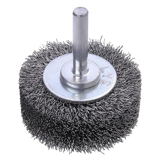 2 Inch Wire Wheel Brush Wire Wheel Brush for Drill Attachment,Rocaris 4 Pack Heavy Duty Wire Brushes Removal Paint Rust & Corrosion, 0.0118" Carbon Steel Wire, 1/4in Shank, 20000RPM