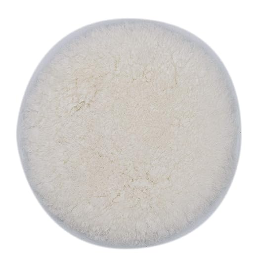 3D Lambswool Cutting Pad | Heavy Compound Cutting | Superior Finish for Painted Surfaces | 100% Wool | 6” Round Pad