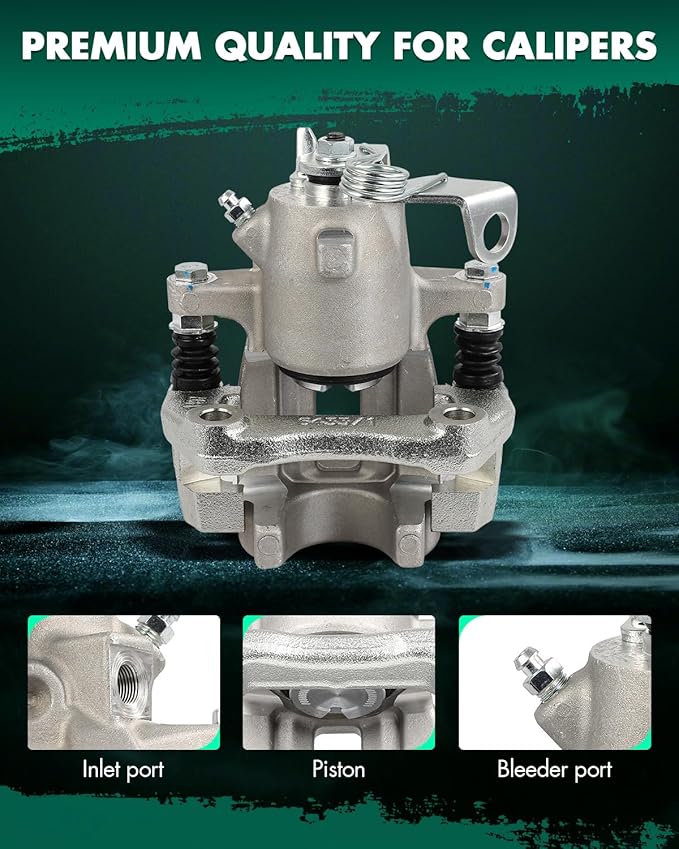SCITOO Rear Right Brake Caliper With Bracket 19B2718 Compatible For Volkswagen For Golf 2002 2004-2005,For Volkswagen For Jetta 2005