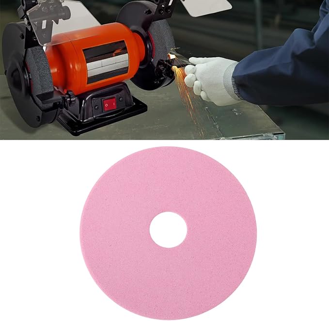 2PCS 105mm x 22.2mm x 3.2mm Grinding Wheel Disc for Chainsaw Sharpener Bench Grinder Replacement