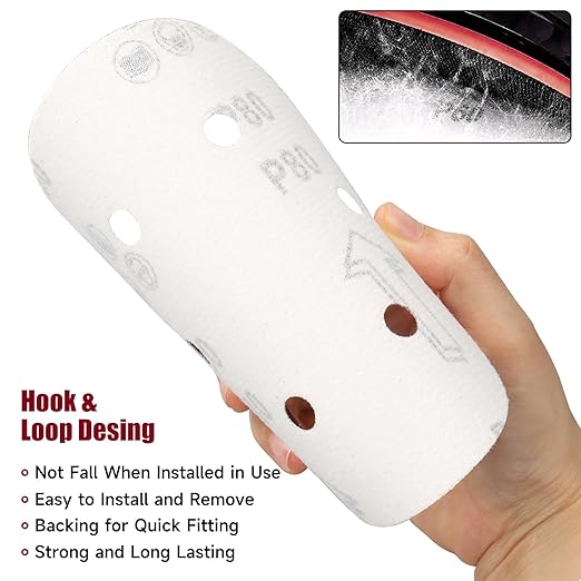 100 PCS 6 Inch Sanding Discs 1200 Grit Hook and Loop Sandpaper, Round Orbital Sand Paper Discs for Sander