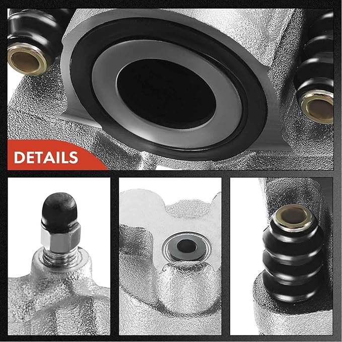 A-Premium Disc Brake Caliper Assembly Without Bracket Compatible with Select Ford and Lincoln Models - For F-150 2004-2011, Lobo 2005-2009, Mark LT 2006-2008 2010-2011 - Rear Driver and Passenger Side