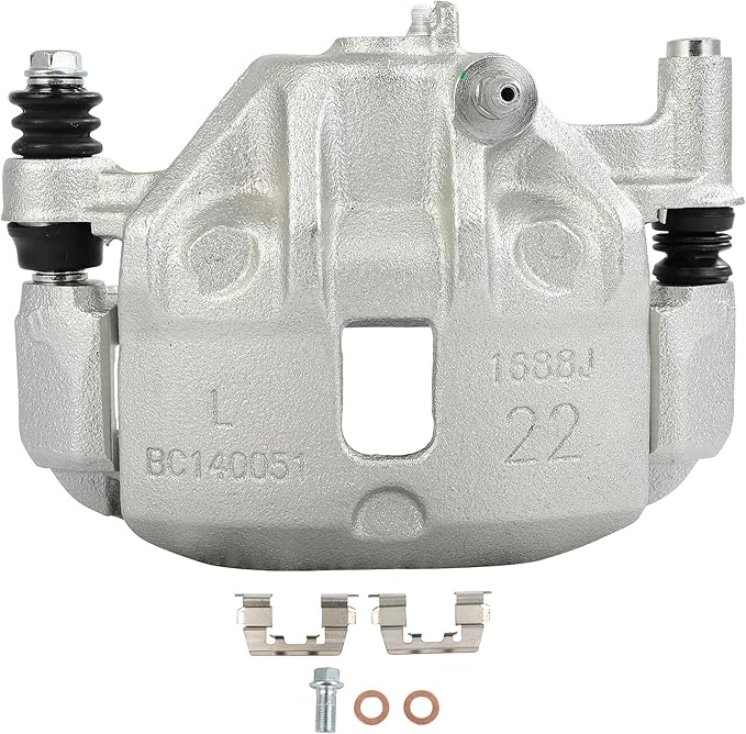 SCITOO Front Left Brake Caliper With Bracket 19B1493 Fit For Hyundai For Accent 2000-2005,For Hyundai For Excel 1990-1994,For Hyundai For Scoupe 1991 1993-1995,For Mitsubishi For Precis 1990-1994