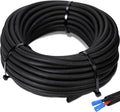 Sasylvia 3/4" X 200 Ft Split Wire Loom Tubing Wire Loom Assortment Split Cable Sleeves Bulk Flexible Electrical Conduit Protective kit
