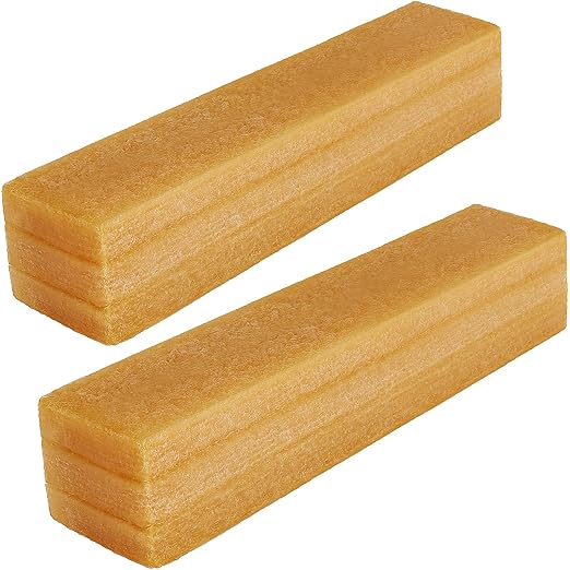 2 Pack Sanding Belt & Disc Cleaner Stick - Natural Rubber Abrasive Reviver Bar 1-1/2"x1-1/2 x7-7/8 for Griptape, Woodworking - Power Sander Accessory