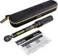 LEXIVON Inch Pound Torque Wrench 1/4-Inch Dr. | 72-Tooth Gear Dual-Direction Click Type | Micro-Adjustment 10~150 in-lb (1.1~16.9 Nm) | Zippered Protective Case (LX-180)