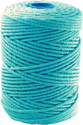 4mm x 400 Feet Blue Jute Rope, Twine for Gardening Tomato Climbing Plant Tie Floristry Crafts Gift Wrapping Packing Decor