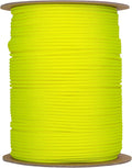 The Paracord Store | Type III 550 Paracord - 1000 FT Spool, Neon Yellow | Heavy Duty 7 Strand Tactical Paracord - USA Made Nylon Outdoor Parachute Cord for Camping, Fishing & More - Survival Cord