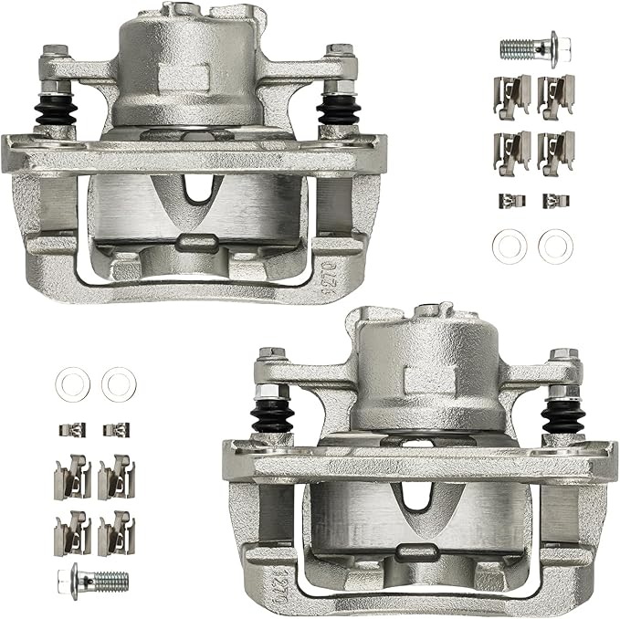 Torchbeam Front Brake Calipers Set for Toyota 2009-2018 RAV4 2.5L, Toyota 2006-2012 RAV4 3.5L, Toyota 2006-2008 RAV4 2.4L, Front Left and Front Right Calipers Replace # 19B3194+19B3195