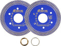 SHDIATOOL 3-3/8 Inch Diamond Saw Blade Cutting Porcelain Tile Ceramic Granite Marble Brick(2-Pack)