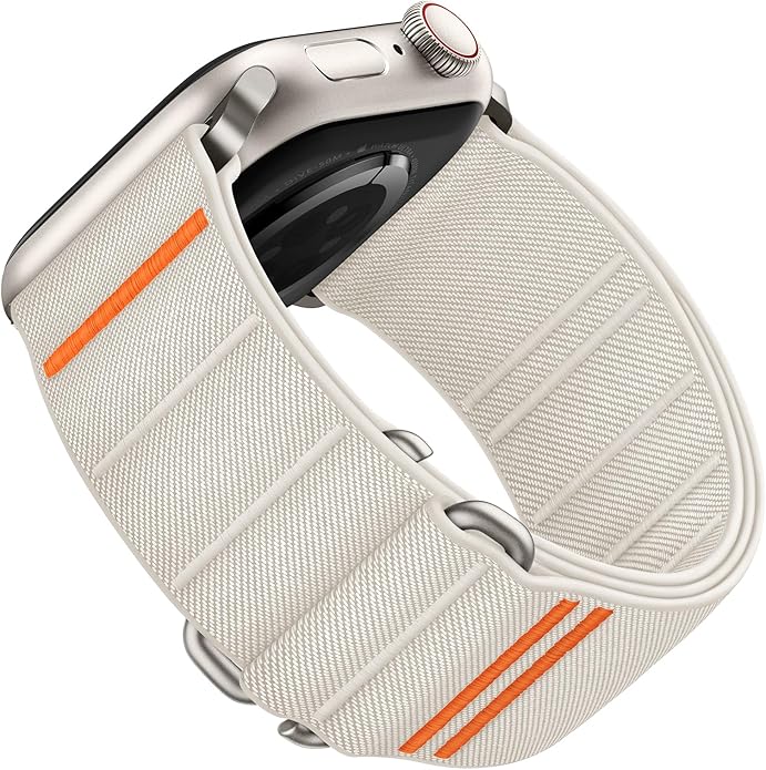 Suitisbest Sport Bands Compatible with Apple Watch Ultra Band 49mm 46mm 45mm 44mm 42mm 38mm 40mm 41mm Men Women, Stretchy Nylon Sport Loop Strap with S-Hook for iWatch Series 10 Ultra SE 9 8 7 6 5 4 3