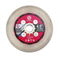 Diamond Tile Saw Blade - 4.5''(115mm) Cutting and Grinding Disc Wheel with 5/8"-11 Flange for Porcelain Ceramic Tile Marble Granite Artificial Stone with X Mesh Rim for Angle Grinder