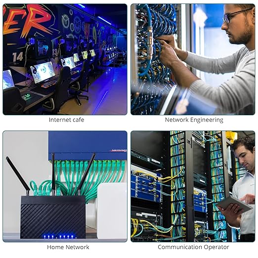 Network Cable Tester, PoE Cable Tester for CAT5, CAT5e, CAT 6, CAT 7 CAT 8, RJ45, Multifunction Power Over Ethernet Tester, Cable Voltage Tester Line Location Finder Cable Tracer, Wire Tracker