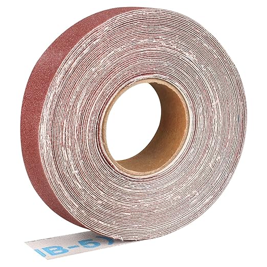 150 Grit Continuous Sandpaper Roll,1" x 32.12 Feet Emery Cloth Roll for Metalworking, Home Improvement, Sanding Automotive Plumbing