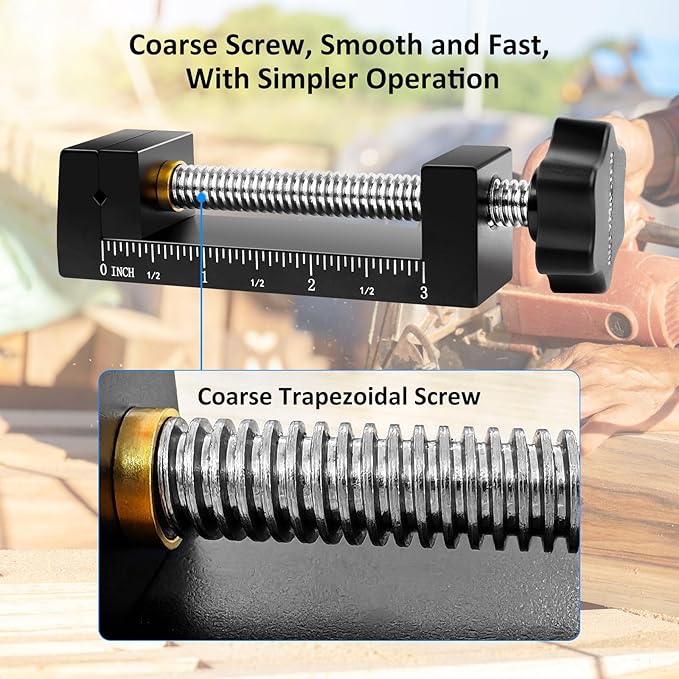 Corner Clamps for Woodworking - Durable & Versatile 90 Degree Right Angle Clamps, 2 Pack 2" x 4" Aluminum Positioning Squares with 4 C-Clamps for Cabinets, Frames, and Drawers