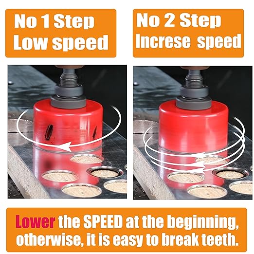 3-5/8” HSS Bi Metal Hole Saw Cutter with Arbor Heavy Duty Hole Saw Bit for Wood Drywall Plastic Aluminum Mild Steel Iron Metal Stainless Steel