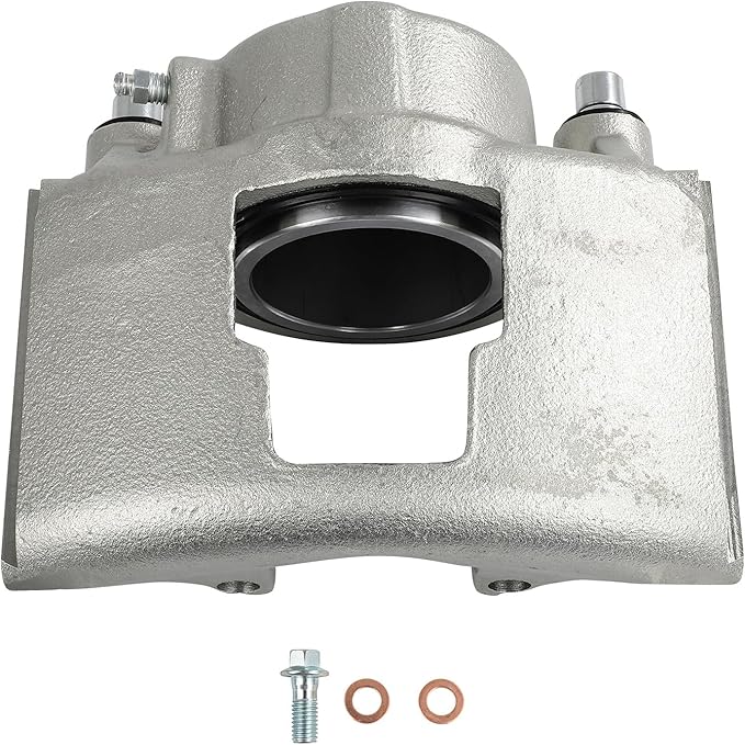 SCITOO 184348 Front Left Disc Brake Caliper Assembly Without Bracket For Chevrolet For C35/For C3500/For Express 2500/For Express 3500/For K3500,For Dodge For Ram 2500/For Ram 3500,For GMC For C3500