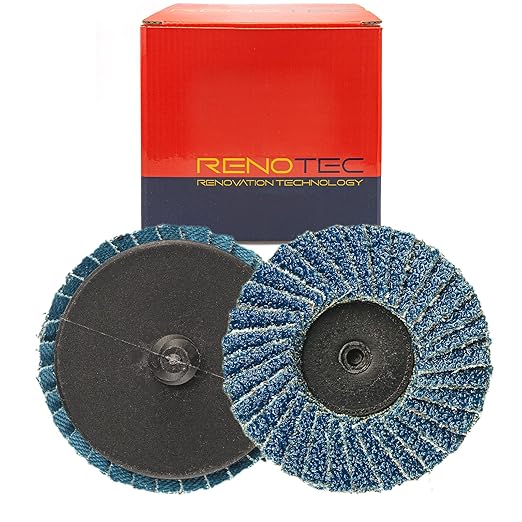 30 Pcs 2 Inch Mini Flap Disc, Zirconia High Density, with 1 Pcs 1/4 inch Shank Holder, for Metal Grinding, for Angle Die Grinder (40 GRIT)