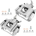 cciyu Rear Left & Right Brake Calipers Assembly w/Bracket 18B5177 18B5176 2009 2010 2011 2012 For Dodge For Journey