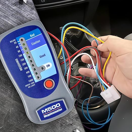 M500 Megohmmeter for Insulation Testing，Compatible with Supco M500 Electronic Megohmmeter，Will accurately Measure Insulation Values up to 1000 Megohms at 500 Volts