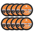 HSS Circular Saw Blade 3inch - BRSCHNITT 10pcs 72T 10mm Bore Cutting Discs for Wood, Copper, Aluminum, Plastic and Soft Metal