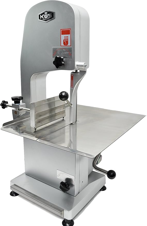 KWS B-210 Countertop Model Commercial 1900W 2.5HP Electric Meat Band Saw Bone Saw Machine/Slicer Heavy-Duty
