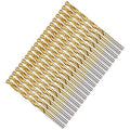 Drill Bit, 7/32" Cutting Diameter, 4341 HSS TiN Coated 135° Cutting Angle Jobber Bits - (Applications: for Drilling Soft Metal Plastic Wood), 20-Pieces