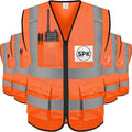 TICONN Reflective Safety Vest High Visibility Class II Mesh Vest for Women & Men Meets ANSI Standards