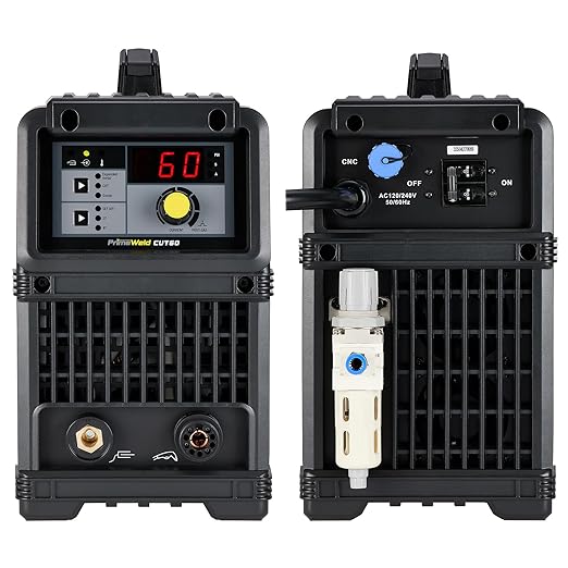 PRIMEWELD CUT60 60Amp Non-Touch Pilot Arc PT60 Torch Plasma Cutter 110V/220V Dual Voltage 3 Year Warranty