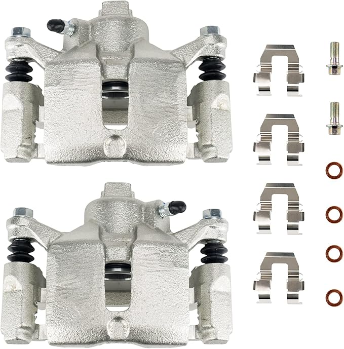 Torchbeam 2PCS Rear Driver and Passenger Side Brake Caliper for Chevrolet Pontiac Buick Oldsmobile for 2000-2010 Impala, 2000-2007 Monte Carlo, Grand Prix, Regal, Century, Intrigue, #18B4644+18B4645