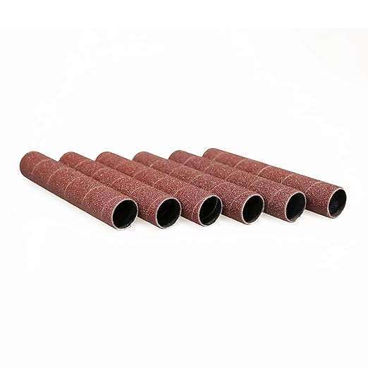 Dark Stone Sanding Sleeves for Spindle Sander 4-1/2" Length (80 Grit, 3/4")