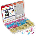 AIRIC 250 PCS Heat Shrink Wire Connectors Kit, 22-10 AWG Waterproof Crimp Terminals, Marine Electrical Connector, Insulated Cable Ends, Wiring Terminal End for 22-10 Gauge, Ring Fork Spade Butt Splice