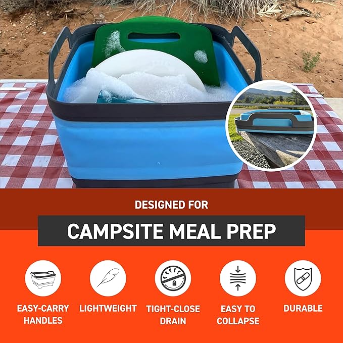 Survive Outdoors Longer Flat Pack Collapsible Sink (Pack of 2)