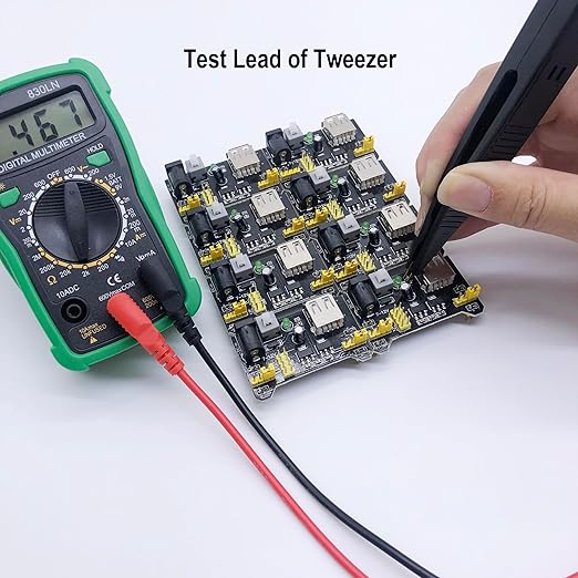 Multimeter Leads Kit, Professional Electrical Multimeter Test Leads Set with Alligator Clips, Test Hooks, Test Probes Lead, Test Tweezer