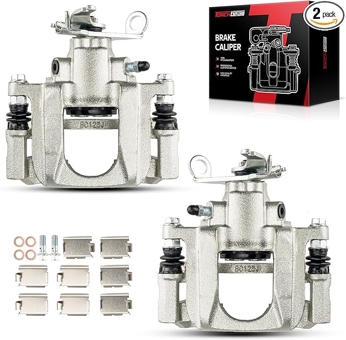 Torchbeam Rear Brake Calipers Set for Dodge Journey 2009-2012, Rear Left and Rear Right Calipers Replace # 18B5176+18B5177
