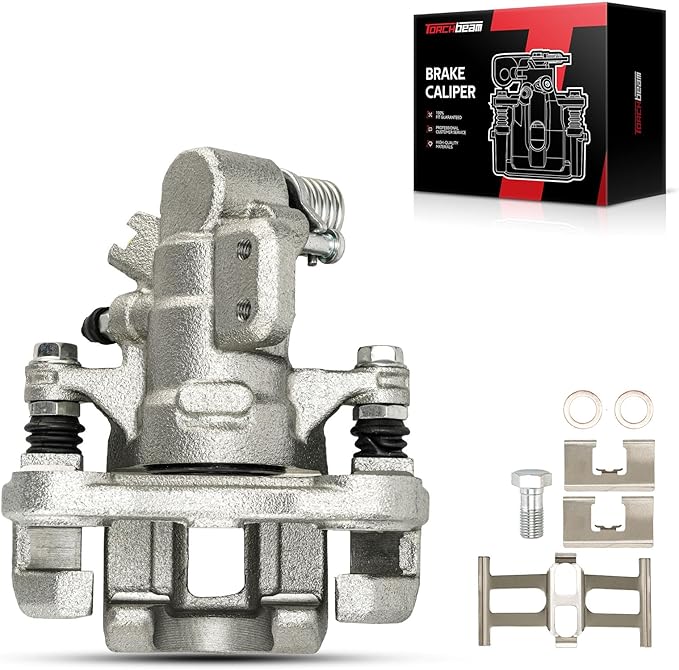 Torchbeam Rear Brake Caliper Right for Honda 2006-2015 Civic 1.8L, Acura 2013-2018 ILX, Honda 2006-2011 Civic 2.0L, Honda 2012-2015 Civic 2.4L, Rear Right Caliper Replace # 19P3298