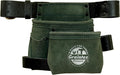 Graintex 4 Pocket Children Tool Pouch Suede Leather with Leather Belt and Hammer Loop