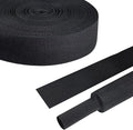 2:1 Heat Shrink Fabric Tubing Braided Sleeving Woven Wire Loom Shrinkable Cable Sleeve for Automotive Wire Harness/Cable Sheath (1-1/8"-20ft)