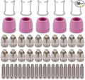 SG-55 AG-60 WSD-60 Plasma Cutter Cutting Torch Tip Nozzles Consumables Kit, .045'' 50PCS (AG60)