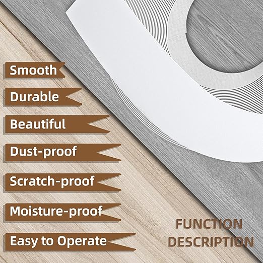 GSCIT Club White Melamine Edge Banding, 1/2 inch x 250ft Edge Banding with Hot Melt Adhesive Pre-glued Cabinet Edge Banding Flexible White Veneer Edging for Plywood