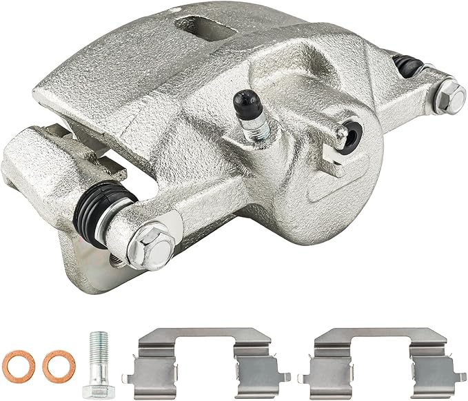 Torchbeam Brake Caliper Front Right Passenger Side For Honda 2001-2005 Civic, Front left Driver Side for 1996-2000 2006-2011 Civic, 2010-2014 Insight, Disc Brake Caliper with Bracket # 19B1832
