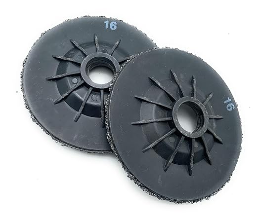 SIGNI 5 Pack SiC Plastic Back Grinding Wheel for Granite/Marble/Concrete and Glasses (4.5 INCH, 16 GRIT)