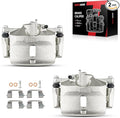 Torchbeam Front Brake Calipers Set for Honda 2006-2011 Civic 1.8L, Honda 2001-2005 Civic 1.7L, Honda 1996-2000 Civic 1.6L, Front Left and Front Right Calipers Replace # 19B1832+19B1833