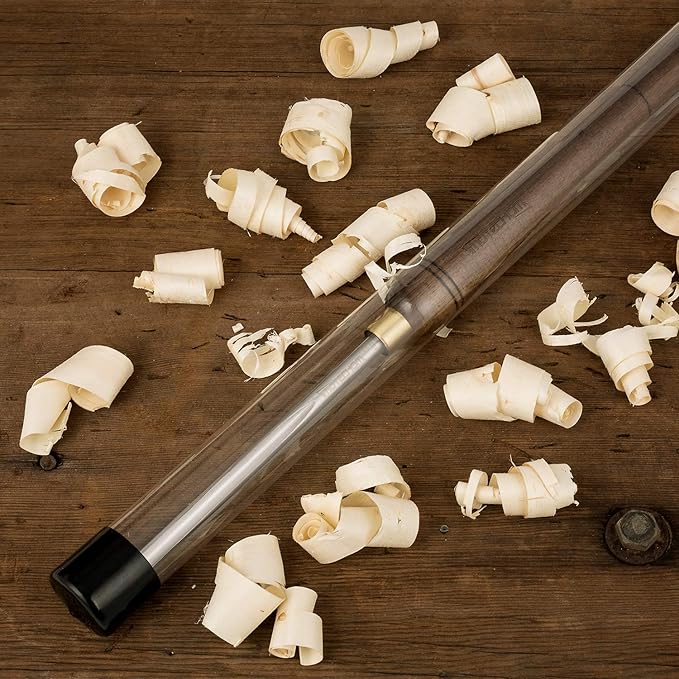 3/8-Inches HSS Bowl Gouge Lathe Chisel Wood Turning Tools with Round Plastic Box and Hanging Bag