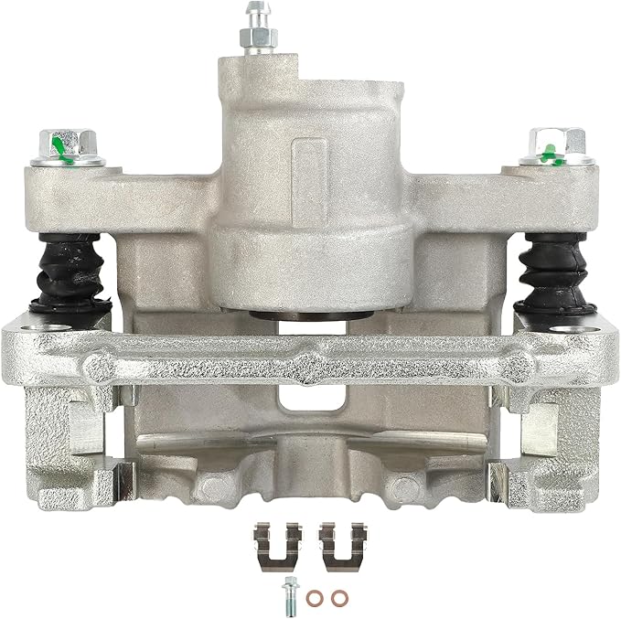 cciyu Rear Left Brake Caliper Assembly w/Bracket 18B4724 1999 2000 2001 2002 2003 2004 For Oldsmobile For Alero,1999 2000 2001 2002 2003 2004 2005 For Pontiac For Grand Am