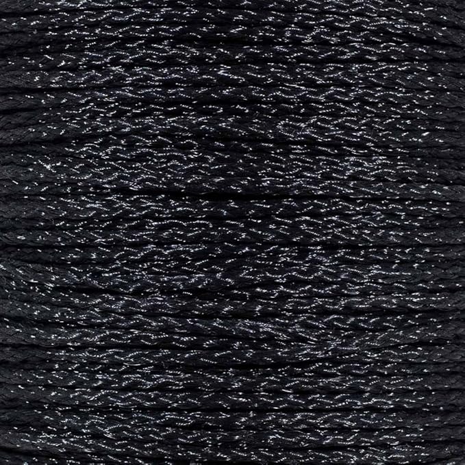 Hollow Braid Polypropylene Rope (3/16 Inch, 1000 Feet, Black) - Barrier Rope - Trail Marking, Crowd Control, Golf Courses